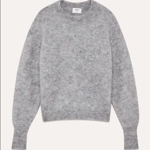 Aritzia Wilfred Serment sweater in gray.
